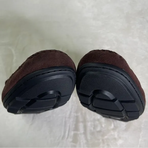 Coach Shoes Men’s MOTT DRIVER Brown Suede Slip On Stylish Loafers Size 10.5D
