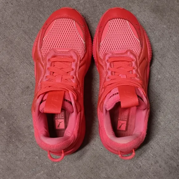 Puma RS-X 'Softcase' Fluo Peach Sneakers 6.5Y (8W)